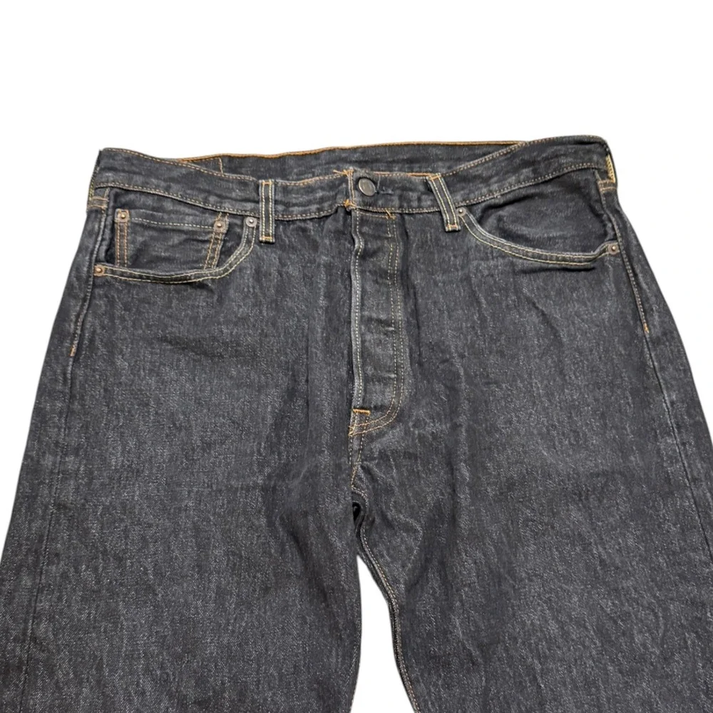 Levi's 501 Original Fit Men's Jeans W36 L30 Rigid Dark Indigo Denim Classic